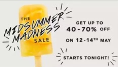 India Desire : Myntra Midsummer Madness Sale : Get Upto 70% Off + Extra Flat 10% Off Via Airtel Money [12th To 14th May 2018]